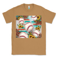 Toasted Coconut baseball leopard sunflower Classic Tee - JahusDesignShop