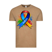 Vintage Coffee autism ribbon Vintage Tee - Zillion Design Studio