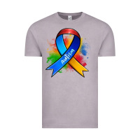 Vintage Zinc autism ribbon Vintage Tee - Zillion Design Studio