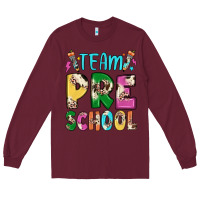 Burgundy team preschool Long Sleeve Tee - JahusDesignShop