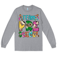 Heather Grey team preschool Long Sleeve Tee - JahusDesignShop