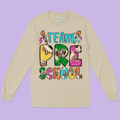 Team Preschool Long Sleeve Tee Designed By Jahusdesignshop