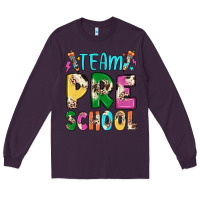 Plum team preschool Long Sleeve Tee - JahusDesignShop