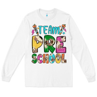 White team preschool Long Sleeve Tee - JahusDesignShop