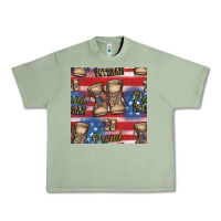 Oil Green proud veteran seamless pattern Urban Heavy Tee - HRA Design Shop