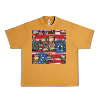 Proud Veteran Seamless Pattern Urban Heavy Tee | Teevron