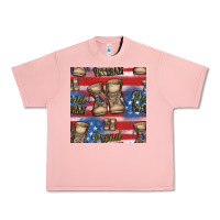 Salmon proud veteran seamless pattern Urban Heavy Tee - HRA Design Shop