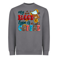 Storm my blood type is coffee Heavyweight Sweatshirt - Zillion Design Studio