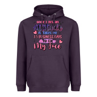 Plum once i get an attitude Heavyweight Hoodie - MaliasSmallBusiness