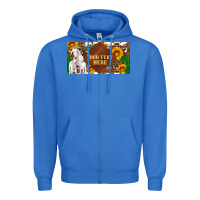 (preview)baby Goats And Sunflower And Cactus With Cowhide License Plat Zipper Hoodie | Teevron