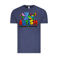 Vintage Denim autism stitch accept love understand Vintage Tee - Zillion Design Studio