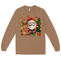 Toasted Coconut santa and reindeer Long Sleeve Tee - AdoDesignShop