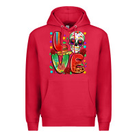 Cardinal cinco de mayo love Premium Hoodie - LillyAllenDesigns