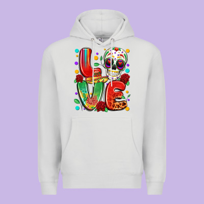 Cinco De Mayo Love Premium Hoodie Designed By Lillyallendesigns