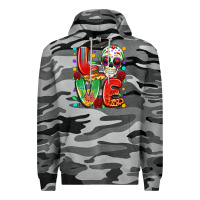 Slate Camo cinco de mayo love Premium Hoodie - LillyAllenDesigns