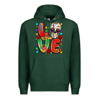 Sports Green cinco de mayo love Premium Hoodie - LillyAllenDesigns