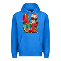True Royal cinco de mayo love Premium Hoodie - LillyAllenDesigns