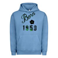 Pigment Pebble Blue Born In 1950 Urban Hoodie - Bettercallsaul