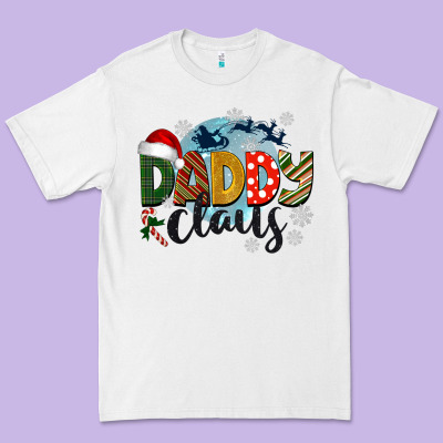 Daddy Claus Christmas Premium Tee Designed By Barkaloodesign