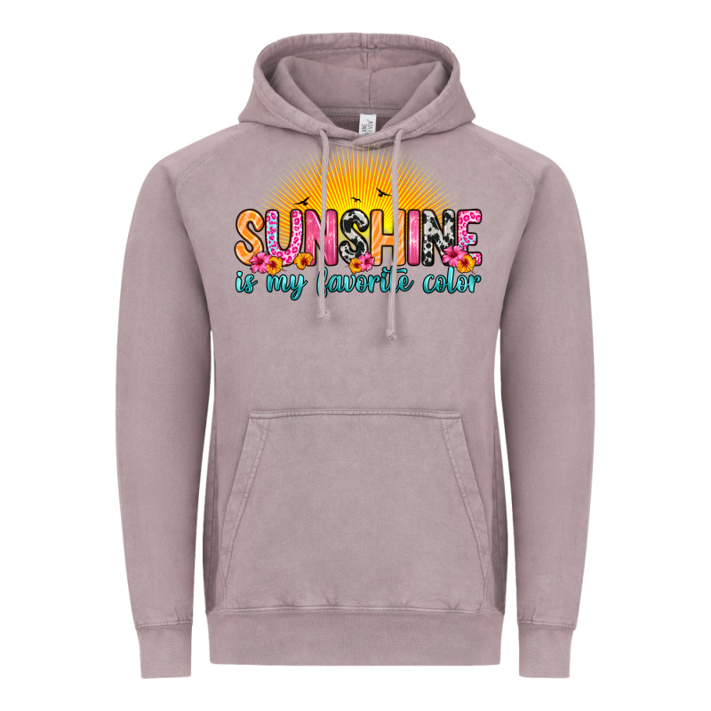 Sunshine Is My Favorite Color Vintage Hoodie by Zillion Design Studio | Teevron