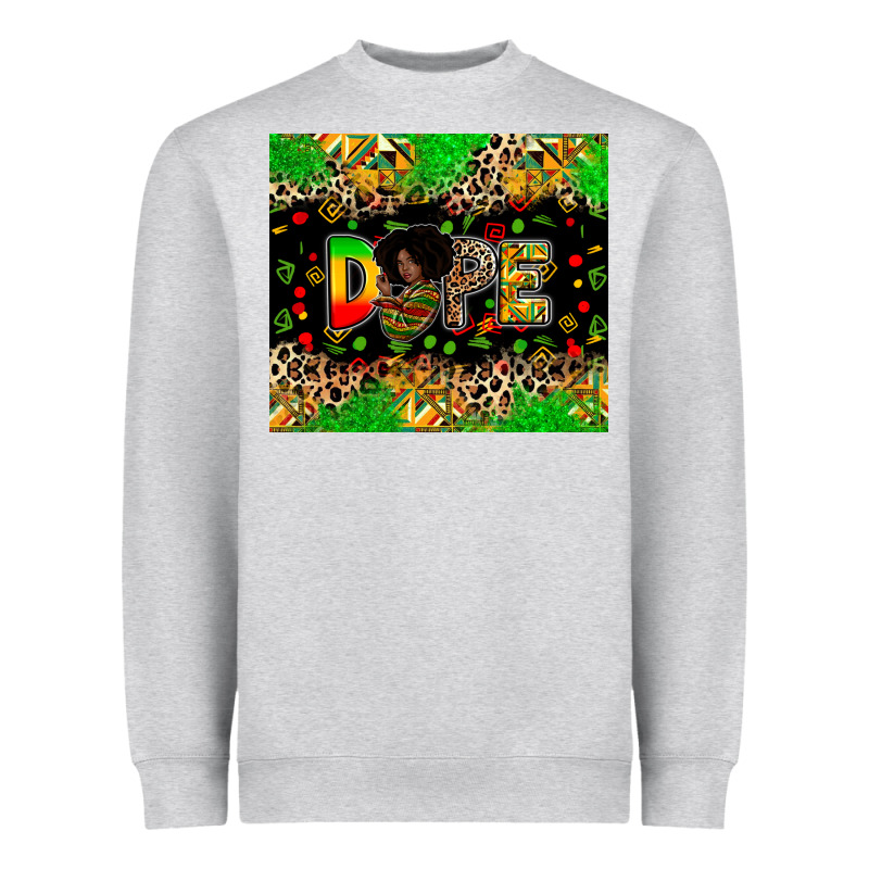 Dope Juneteenth Heavyweight Sweatshirt by Zillion Design Studio | Teevron