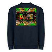 Navy dope juneteenth Heavyweight Sweatshirt - Zillion Design Studio
