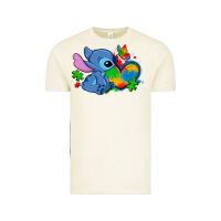 Vintage Arctic autism stitch heart Vintage Tee - Zillion Design Studio