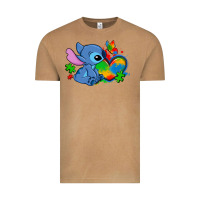 Vintage Camel autism stitch heart Vintage Tee - Zillion Design Studio
