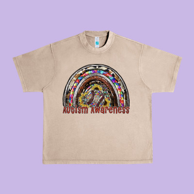 Autism Awareness Urban Heavy Tee Designed By Sublimationcraftshop