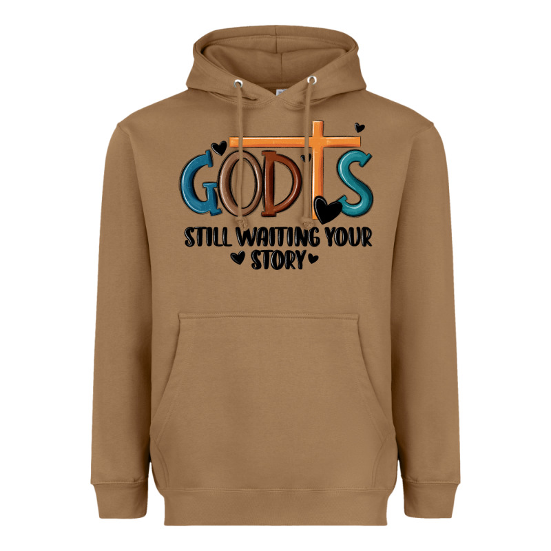God Is Still Waiting Your Story Heavyweight Hoodie by MaliasSmallBusiness | Teevron