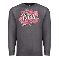 Charcoal Heather bride Premium Sweatshirt - MaliasSmallBusiness