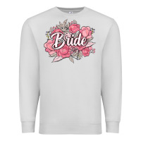 Dove Grey bride Premium Sweatshirt - MaliasSmallBusiness