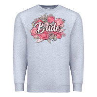 Heather Grey bride Premium Sweatshirt - MaliasSmallBusiness