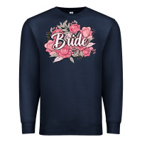 Navy bride Premium Sweatshirt - MaliasSmallBusiness