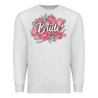 Oatmeal Heather bride Premium Sweatshirt - MaliasSmallBusiness