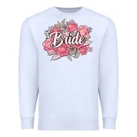 White bride Premium Sweatshirt - MaliasSmallBusiness