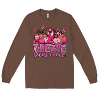 Chestnut tackle breast cancer with pumpkin Long Sleeve Tee - AdoDesignShop