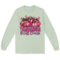 Matcha tackle breast cancer with pumpkin Long Sleeve Tee - AdoDesignShop