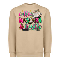 Mushroom coffee mascara and hustle Heavyweight Sweatshirt - Zillion Design Studio
