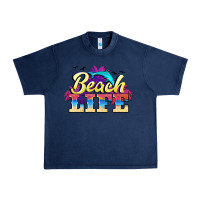 Navy beach life Urban Heavy Tee - BarkalooDesign