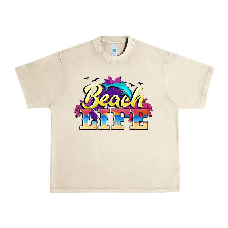 Beach Life Urban Heavy Tee by BarkalooDesign | Teevron