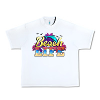 White beach life Urban Heavy Tee - BarkalooDesign