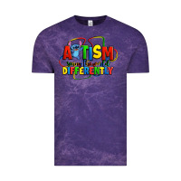 Cloud Purple autism stitch seeing the world differently Vintage Tee - Zillion Design Studio