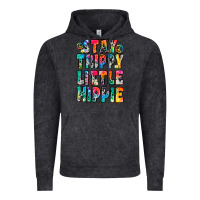 Vintage Black stay trippy little hippie Vintage Hoodie - Zillion Design Studio