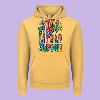 Stay Trippy Little Hippie Vintage Hoodie Designed By Zillion Design Studio
