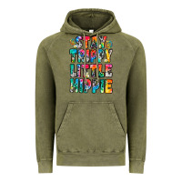 Vintage Olive stay trippy little hippie Vintage Hoodie - Zillion Design Studio