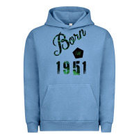 Pigment Pebble Blue Born In 1951 Urban Hoodie - Bettercallsaul