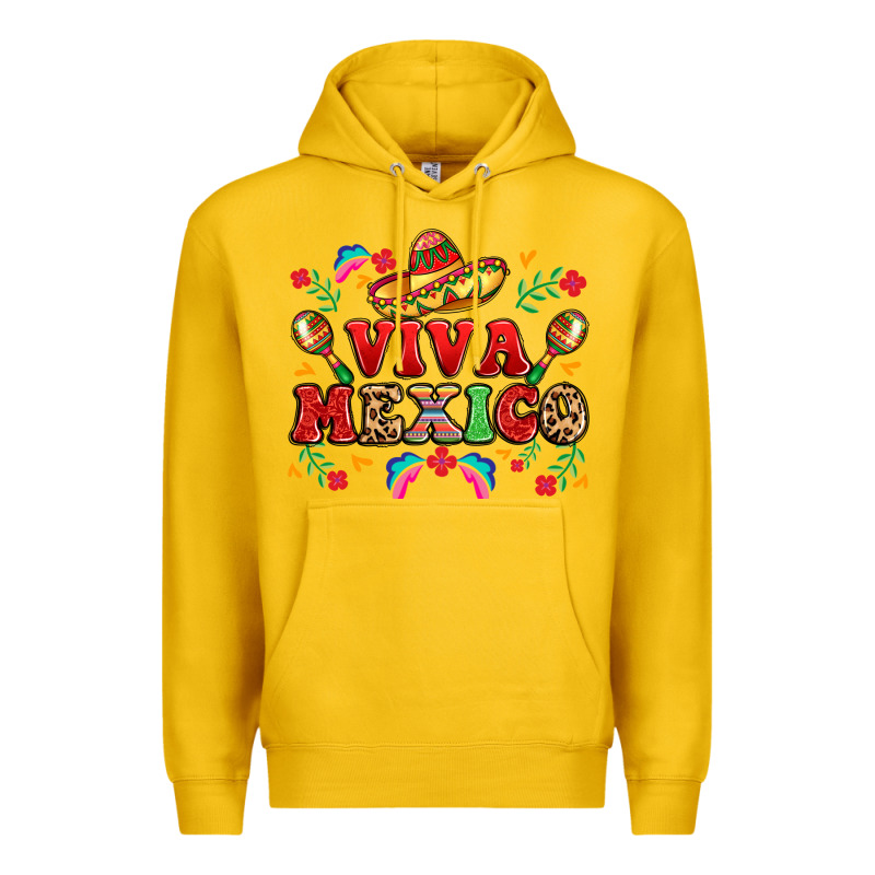 Viva Mexico Premium Hoodie by LillyAllenDesigns | Teevron