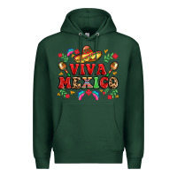 Sports Green viva mexico Premium Hoodie - LillyAllenDesigns