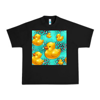 Black rubber duck seamless pattern Urban Heavy Tee - HRA Design Shop